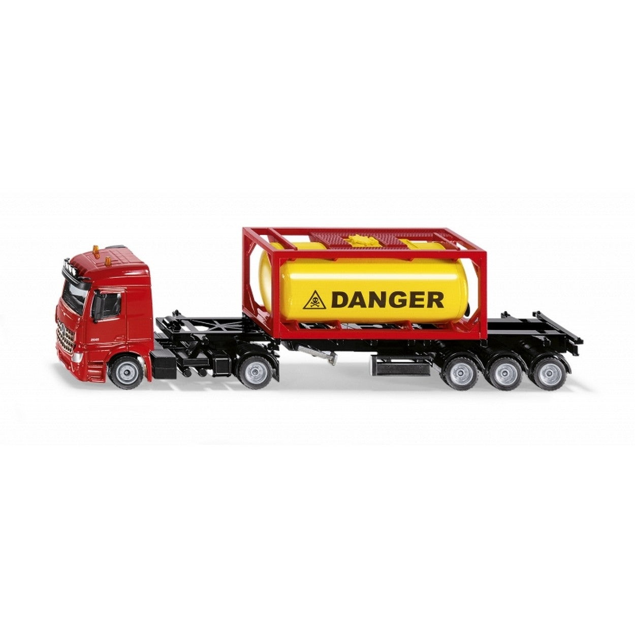 MODELE REDUIT COMPATIBLE AVEC MERCEDES LKW AVEC RESERVOIR "DANGER" 1:50 SIKU SK3922