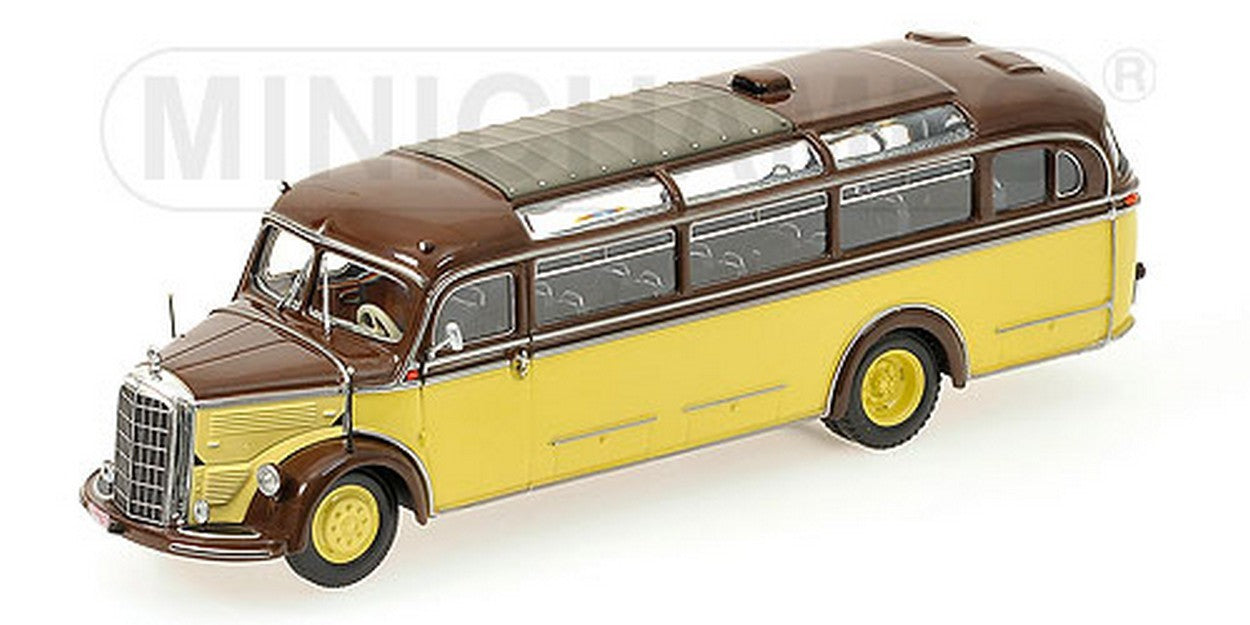MODELLINO IN SCALA COMPATIBILE CON MERCEDES O 3500 BUS 1950 SADAR 1:43 MINICHAMPS PM439360010
