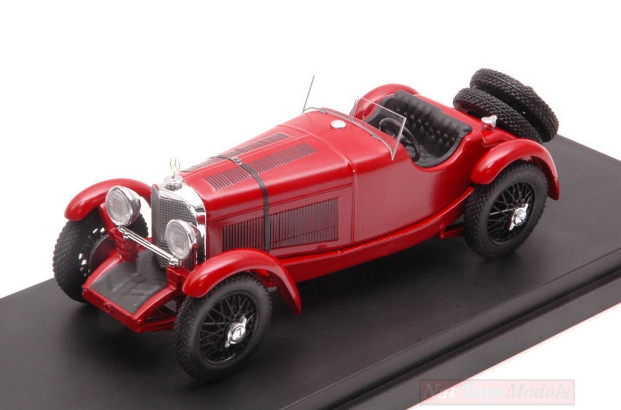 MODELE REDUIT COMPATIBLE AVEC MERCEDES SSK SUPER-SPORT-KURZ 1928 ROUGE 1:43 RIO RI4533