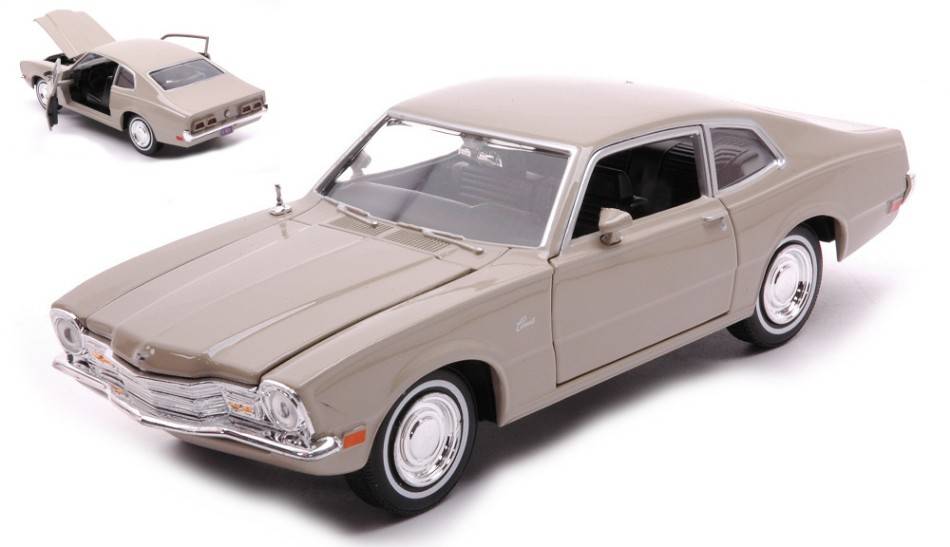 SCALE MODEL COMPATIBLE WITH MERCURY COMET "FORGETTEN CLASSICS SERIES" 1971 BEIGE 1:24 MOTORMAX MTM79041BE