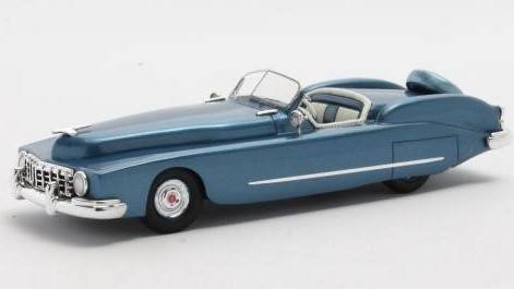 MODELLINO IN SCALA COMPATIBILE CON MERCURY TEMPLETON SATURN BOB HOPE SPECIAL 1948 MET.BLUE 1:43 MATRIX SCALE MODELS MX51304-021