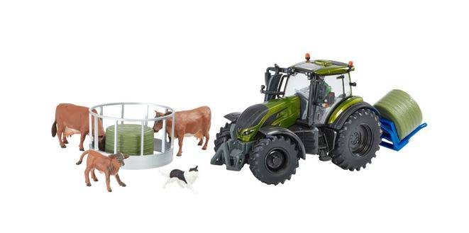 MODÈLE RÉDUIT COMPATIBLE AVEC VALTRA PLAYSET VERT OLIVE MÉTALLISÉ 1:32 BRITAINS LC43323