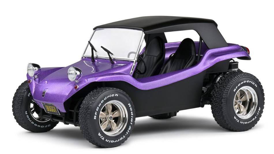 SCALE MODEL COMPATIBLE WITH MEYERS MANX BUGGY 1968 PURPLE 1:18 SOLID SL1802706