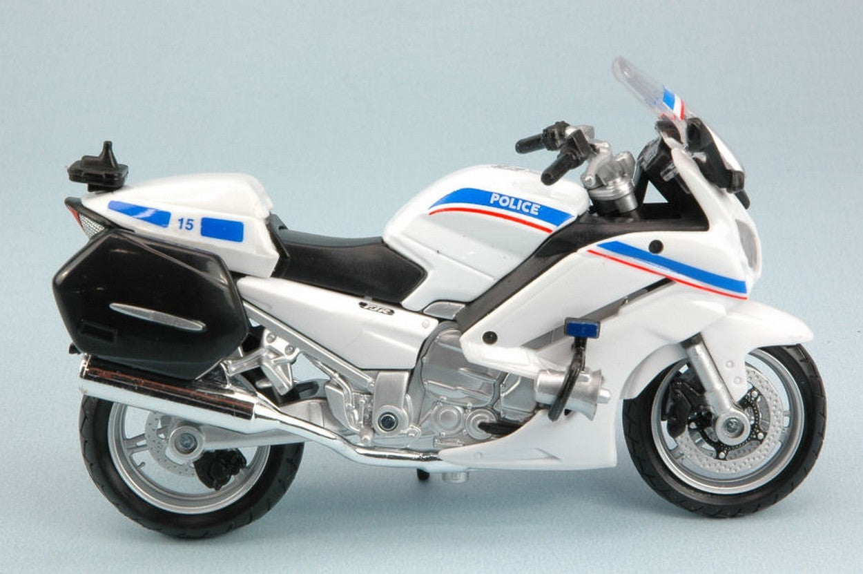 SCALE MODEL COMPATIBLE WITH MOTORCYCLE YAMAHA FJR 1300A POLICE 15 1:18 MAISTO MI34306B