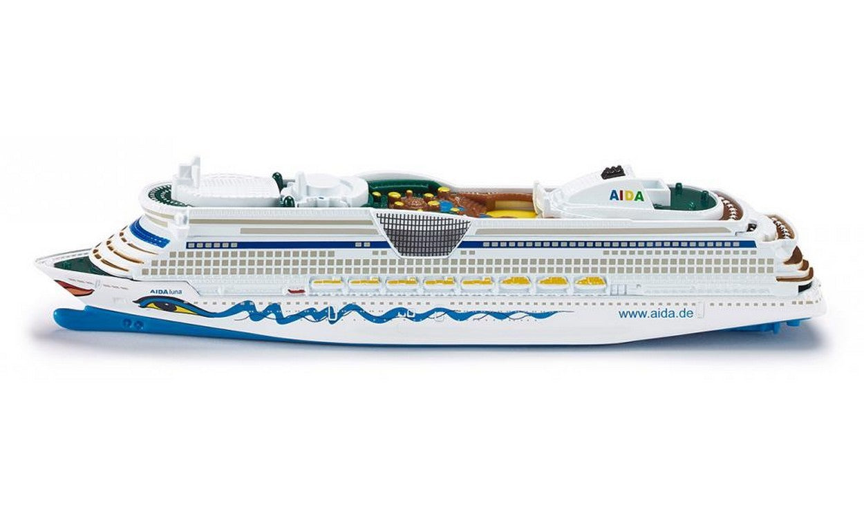 MODELLINO IN SCALA COMPATIBILE CON NAVE DA CROCIERA cm 18 1:1400 SIKU SK1720