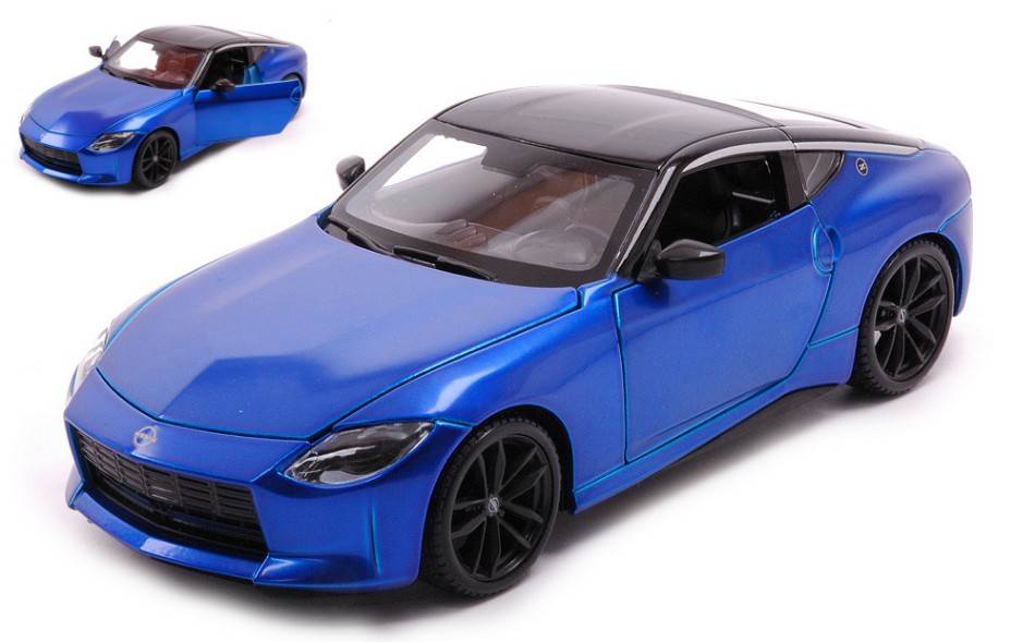 SCALE MODEL COMPATIBLE WITH NISSAN 400Z 2023 BLUE 1:24 MAISTO MI32904B