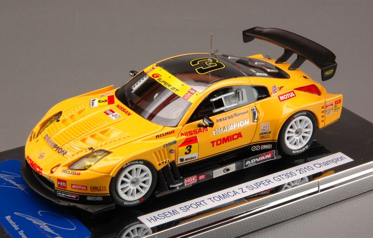 MODELE REDUIT COMPATIBLE AVEC NISSAN FAIRLADY Z N.3 SUPER GT 2010 CHAMPION 1:43 EBBRO EB44505