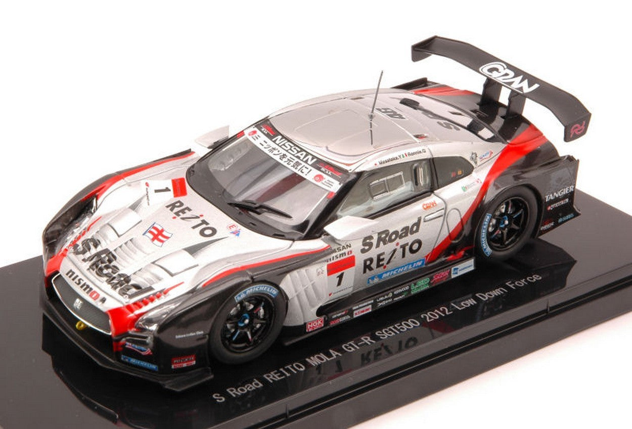 MODELE REDUIT COMPATIBLE AVEC NISSAN GT-R N.1 SUPER GT500 2012 MASATAKA-RONNIE 1:43 EBBRO EB44852