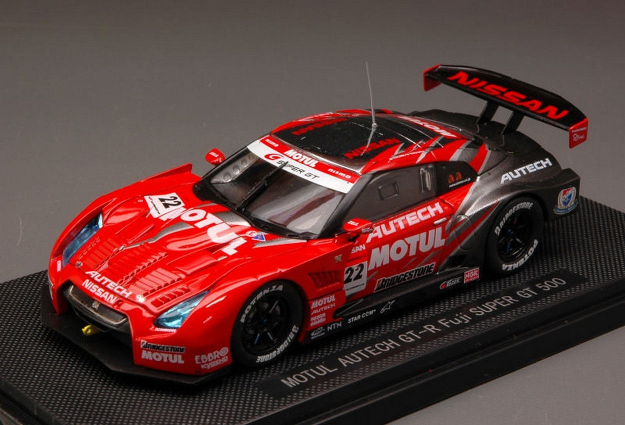 MODELLINO IN SCALA COMPATIBILE CON NISSAN GT-R N.22 MOTUL FUJI SUPER GT 2008 1:43 EBBRO EB44128