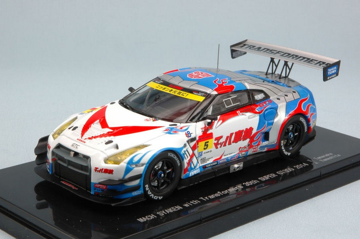 MODELE REDUIT COMPATIBLE AVEC NISSAN GT-R N.5 NC SUPER GT300 2014 T.TAMANAKA-J.JAMASHITA 1:43 EBBRO EB45077