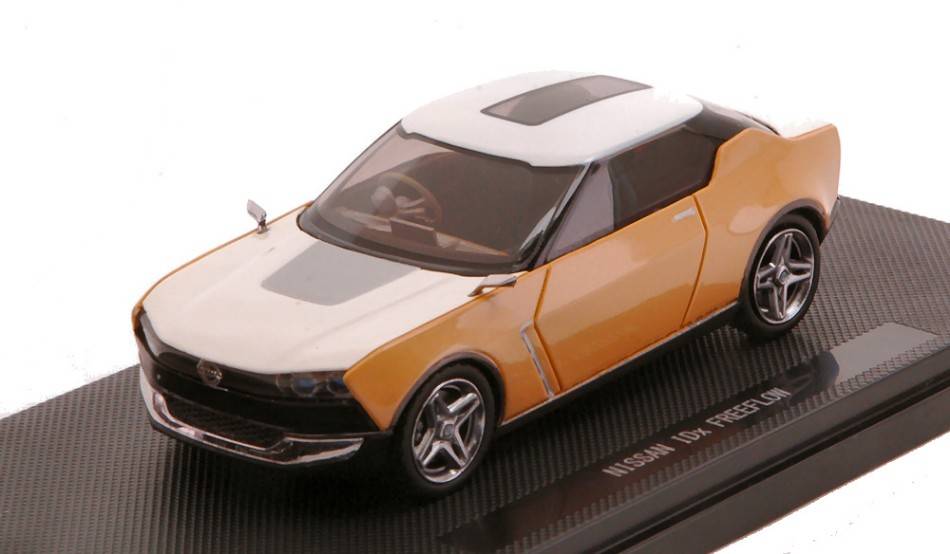 SCALE MODEL COMPATIBLE WITH NISSAN IDx FREEFLOW BEIGE/WHITE 1:43 EBBRO EB45037
