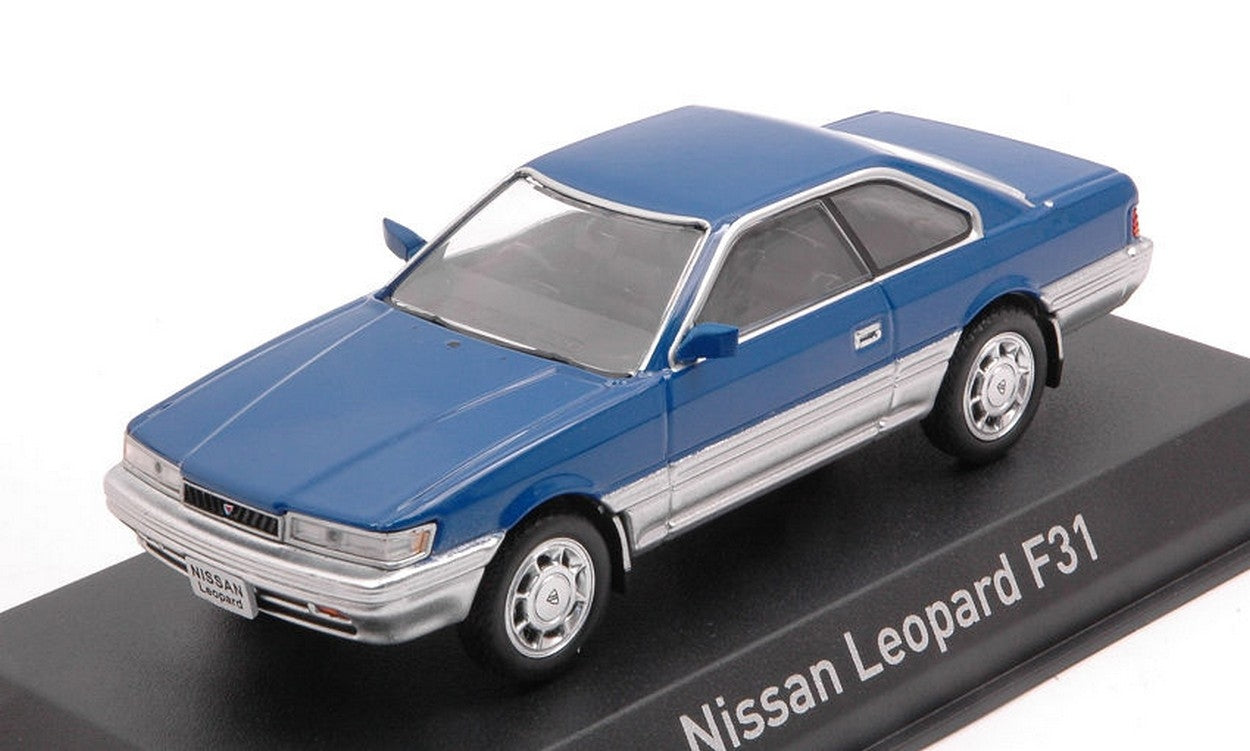 SCALE MODEL COMPATIBLE WITH NISSAN LEOPARD F31 1986 BLUE METALLIC 1:43 NOREV NV420179