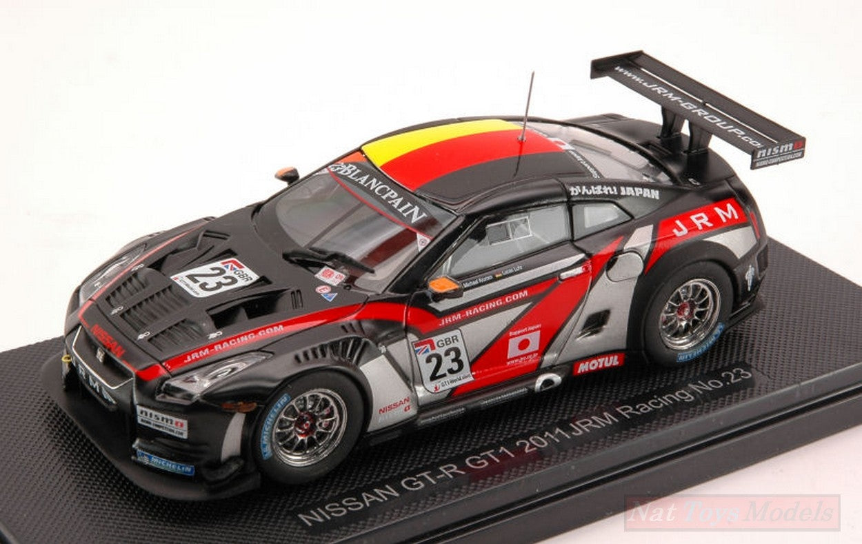 SCALE MODEL COMPATIBLE WITH NISSAN R35 GT-R N.23 JRM 2011 1:43 EBBRO EB44713
