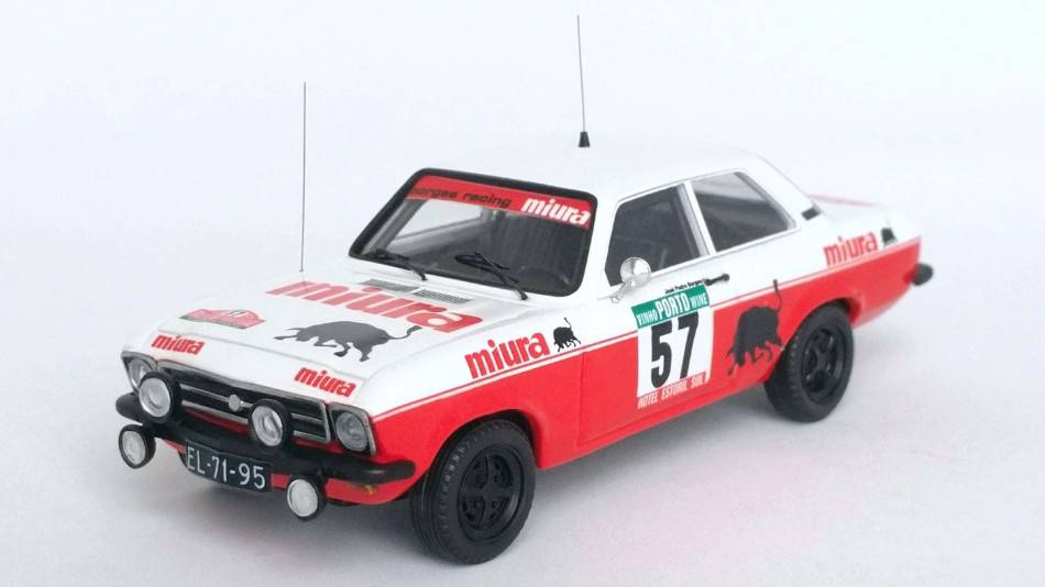 MODÈLE RÉDUIT COMPATIBLE AVEC OPEL ASCONA RALLYE DU PORTUGAL 1978 BORGES/BEVILACQUA 1:43 TROFEU TFDSN54