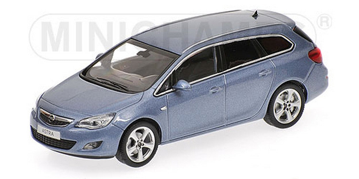 SCALE MODEL COMPATIBLE WITH OPEL ASTRA 2010 LIGHT BLUE 1:43 MINICHAMPS PM400049012