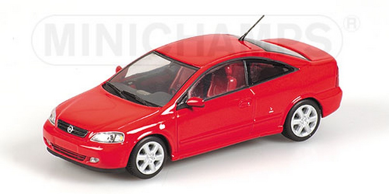 MODELLINO IN SCALA COMPATIBILE CON OPEL COUPE 2000 RED 1:43 MINICHAMPS PM430049125