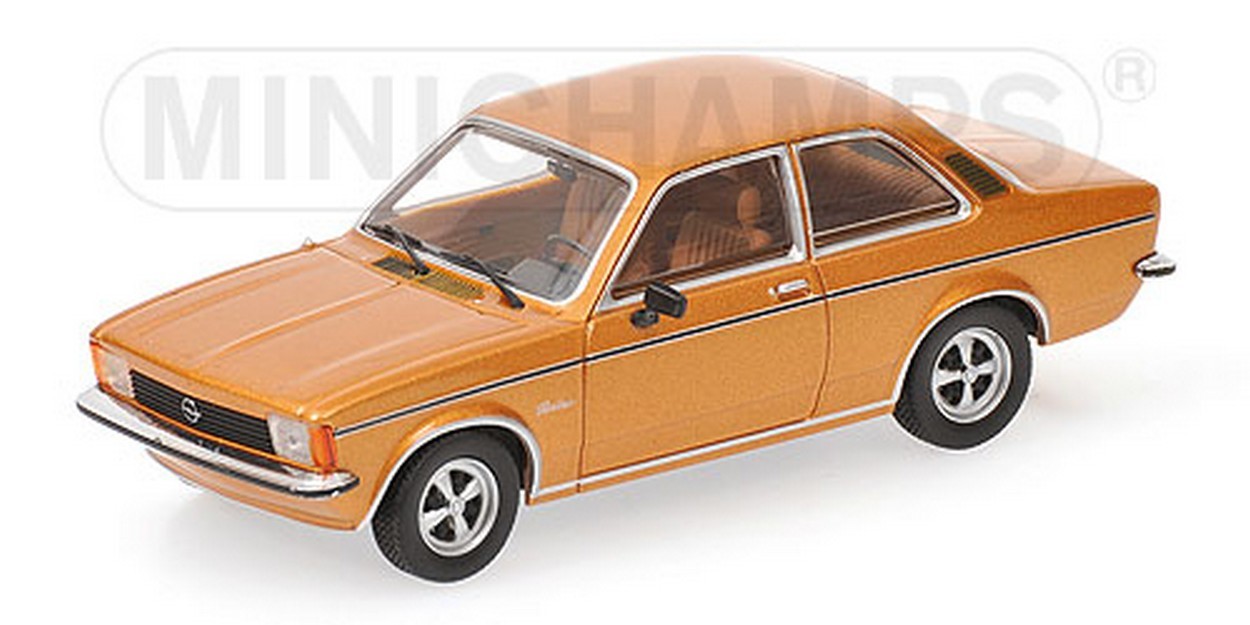 SCALE MODEL COMPATIBLE WITH OPEL KADETT C SALOON 1978 GOLD METALLIC 1:43 MINICHAMPS PM400048100