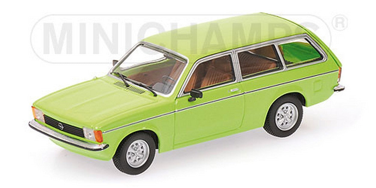 SCALE MODEL COMPATIBLE WITH OPEL KADETT CARAVAN 1978 GREEN 1:43 MINICHAMPS PM400048110
