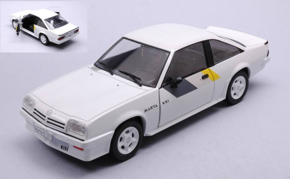 SCALE MODEL COMPATIBLE WITH OPEL MANTA B GSI 1984 WHITE 1:24 WHITEBOX WB124173