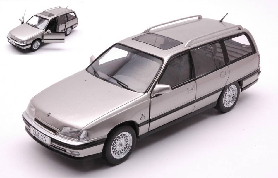 SCALE MODEL COMPATIBLE WITH OPEL OMEGA A2 CARAVAN 1990 MET.GREY 1:24 WHITEBOX WB124165