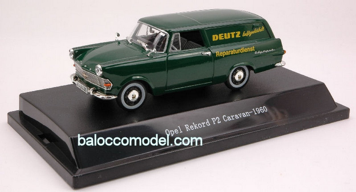 MODELLINO IN SCALA COMPATIBILE CON OPEL REKORD P 2 CARAVAN 1960 DEUTZ 1:43 STARLINE STR53041