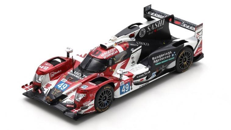 SCALE MODEL COMPATIBLE WITH ORECA 07 GIBSON N.49 LM 2021 FJORDBACH-J.MAGNUSSEN-K.MAGNUSSEN 1:43 SPARK MODEL S8254