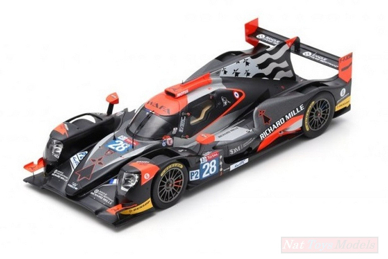 SCALE MODEL COMPATIBLE WITH ORECA 07 N.28 DSQ LM 2018 PERRODO-VAXIVIERE-DUVAL 1:18 SPARK MODEL S18400