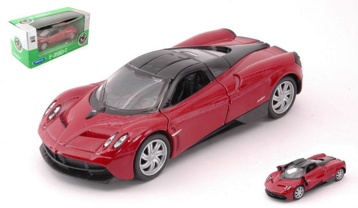 SCALE MODEL COMPATIBLE WITH PAGANI HUAYRA RED SCALE 1:34-39 cm 11 WELLY WE39169P