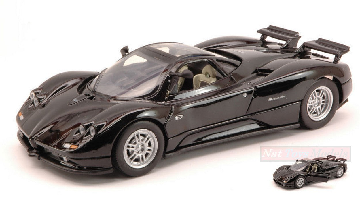 SCALE MODEL COMPATIBLE WITH PAGANI ZONDA F 2009 BLACK 1:24 MOTORMAX MTM73369BK
