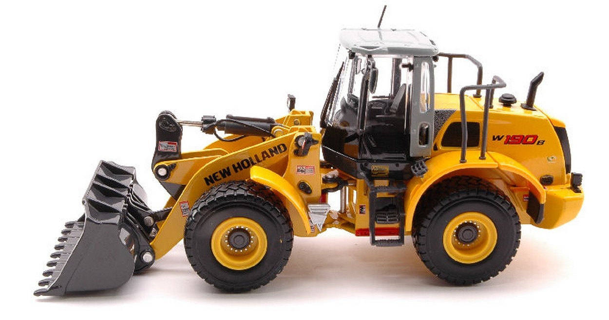 MODELLINO IN SCALA COMPATIBILE CON PALA GOMMATA NEW HOLLAND W 190 B 1:50 ROS RS00201