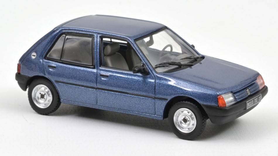 SCALE MODEL COMPATIBLE WITH PEUGEOT 205 GL 1988 MING BLUE 1:43 NOREV NV471736