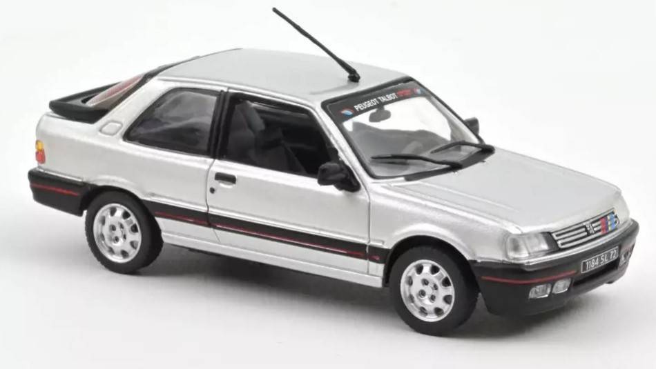 SCALE MODEL COMPATIBLE WITH PEUGEOT 309 GTi 1987 FUTURA GRAY WITH PTS DECO 1:43 NOREV NV473910