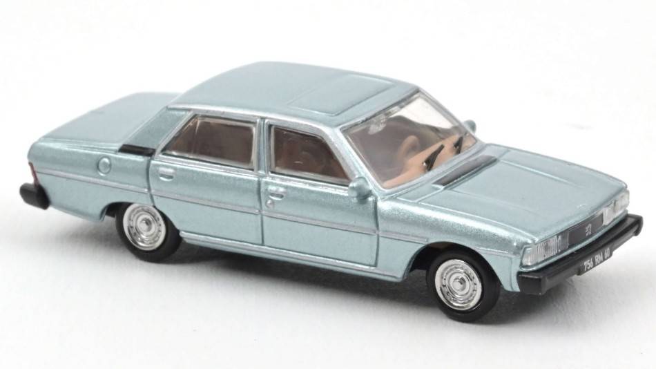 MODELLINO IN SCALA COMPATIBILE CON PEUGEOT 604 1977 GREEN 1:87 NOREV NV476412