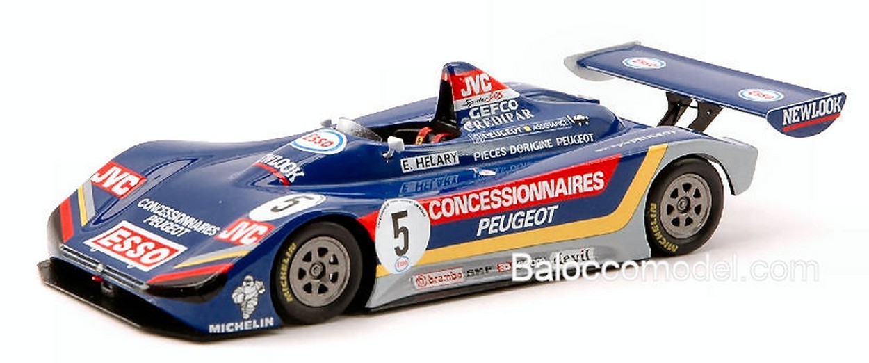 MODELLINO IN SCALA COMPATIBILE CON PEUGEOT 905 N.5 WINN.EUR.CUP 92 1:43 SPARK MODEL S1275