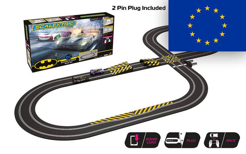 SCALE MODEL COMPATIBLE WITH TRACK BATMAN VS JOKER RACE SET 210x140 1:32 SCALEXTRIC C1415P