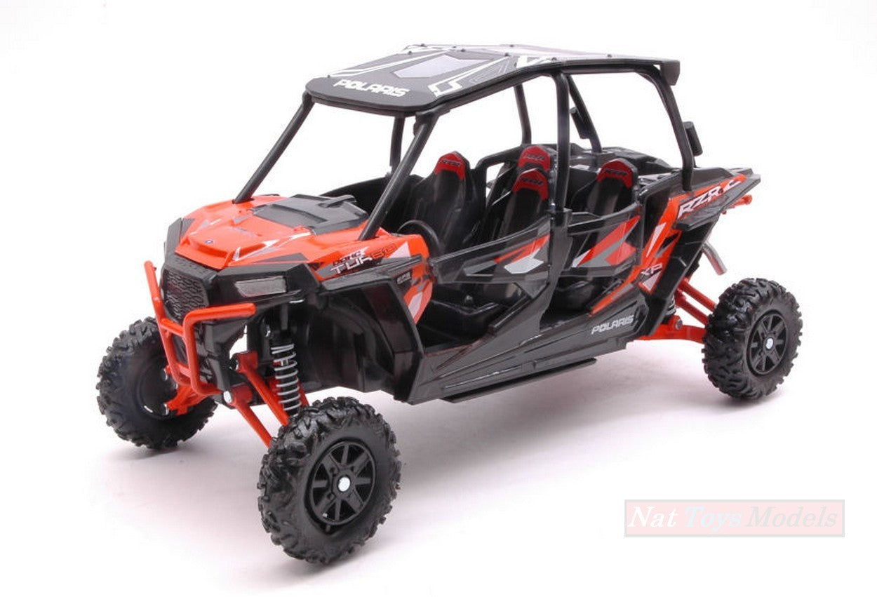 MODÈLE RÉDUIT COMPATIBLE AVEC POLARIS RZR XP TURBO EPS ORANGE 1:18 NEW RAY NY57843OR
