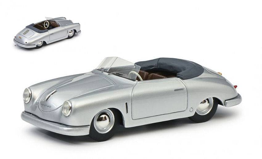 MODELLINO IN SCALA COMPATIBILE CON PORSCHE 356 GMUND SILVER 1:43 SCHUCO SH9131