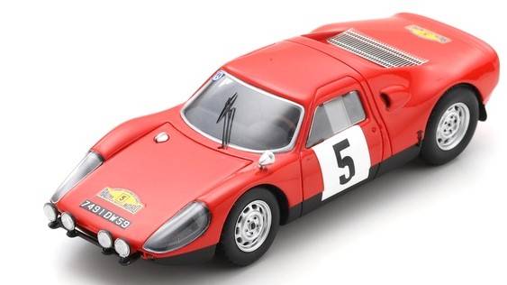 MODELE REDUIT COMPATIBLE AVEC PORSCHE 904 GTS N.5 RALLYE DES ROUTES DU NORD 1967 R.DUTOIT-J.MOREL 1:43 SPARK MODEL SF167