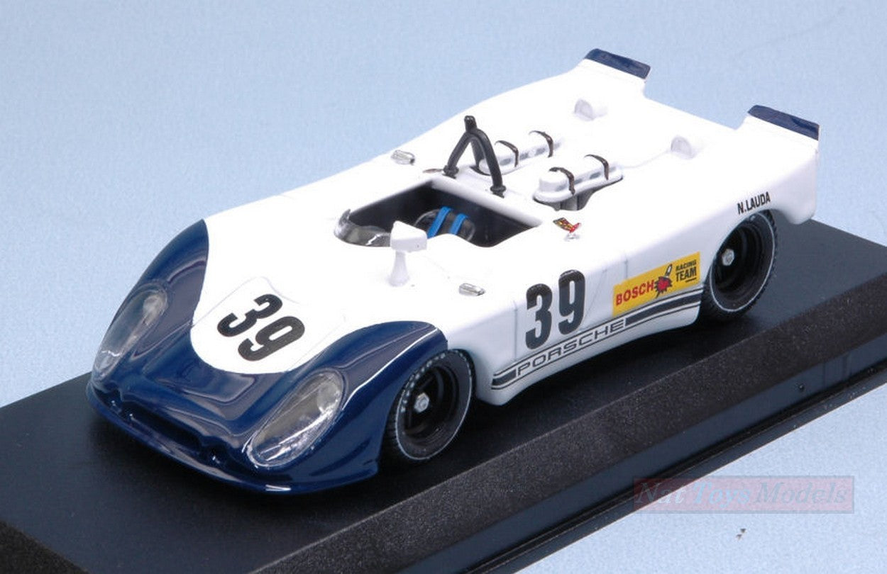 SCALE MODEL COMPATIBLE WITH PORSCHE 908/02 FLUNDER N.39 8th INTERSERIE NORISRING 1970 N.LAUDA 1:43 BEST MODEL BT9703