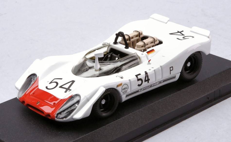 SCALE MODEL COMPATIBLE WITH PORSCHE 908/02 N.54 6 H BRANDS HATCH 1969 MITTER-SCHUTZ 1:43 BEST MODEL BT9041-2