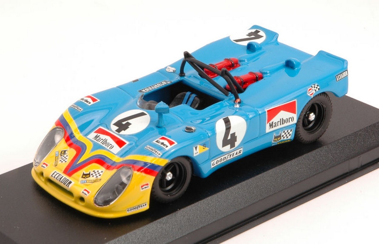 SCALE MODEL COMPATIBLE WITH PORSCHE 908/2 FLUNDER N.4 7th LM 1973 G.ORTEGA-F.MERELLO 1:43 BEST MODEL BT9159