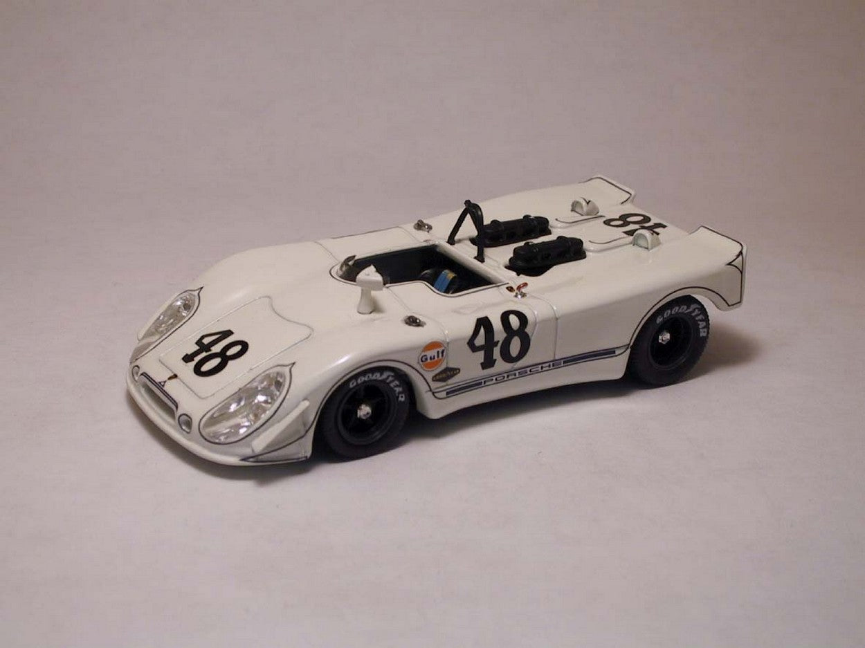 MODELLINO IN SCALA COMPATIBILE CON PORSCHE 908/2 FLUNDER N.48 2nd 12H SEBRING 1970 S.MC QUEEN-REVSON 1:43 BEST BT9219