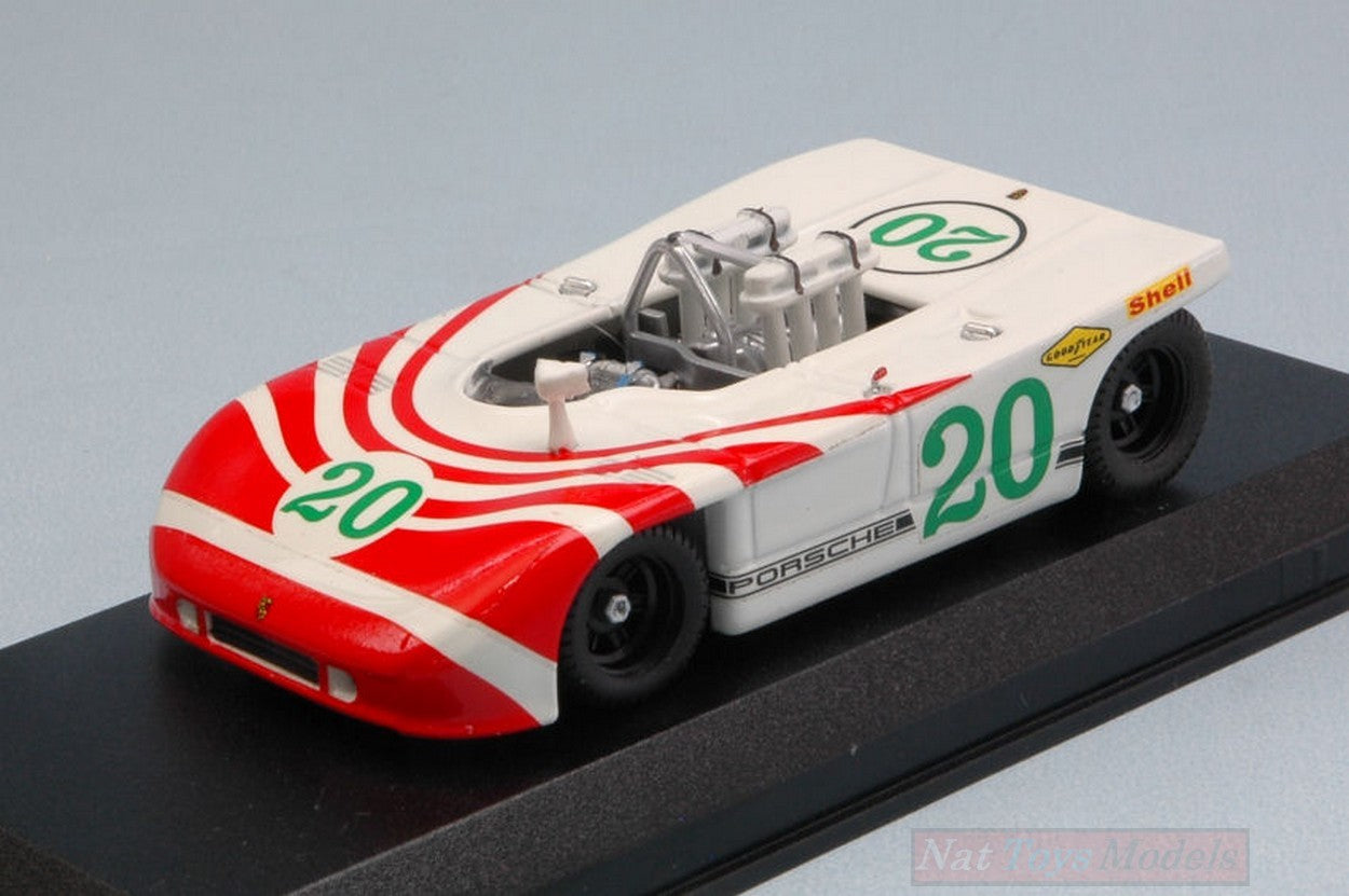 MODELE REDUIT COMPATIBLE AVEC PORSCHE 908/3 N.20 RETRAITE T.FLORIO 1970 ELFORD-HERRMANN 1:43 MEILLEUR MODELE BT9050-2