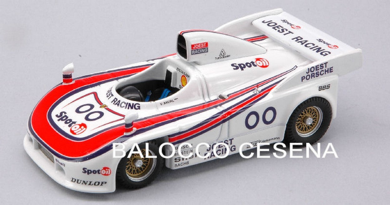 MODELE REDUIT COMPATIBLE AVEC PORSCHE 908/4 N.00 DNF INTERSERIE MOST 1981 V.MERL 1:43 MEILLEUR MODELE BT9347