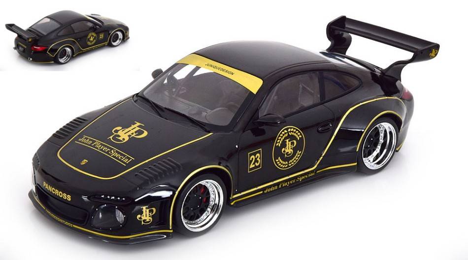 SCALE MODEL COMPATIBLE WITH PORSCHE 911 (997) RWB OLD & NEW 2020 JPS BLACK 1:18 MODELCARGROUP MCG18326