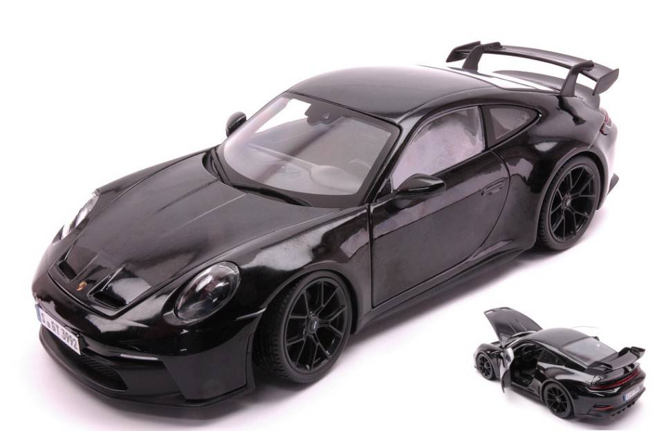 SCALE MODEL COMPATIBLE WITH PORSCHE 911 GT3 2022 BLACK 1:18 MAISTO MI36458Z