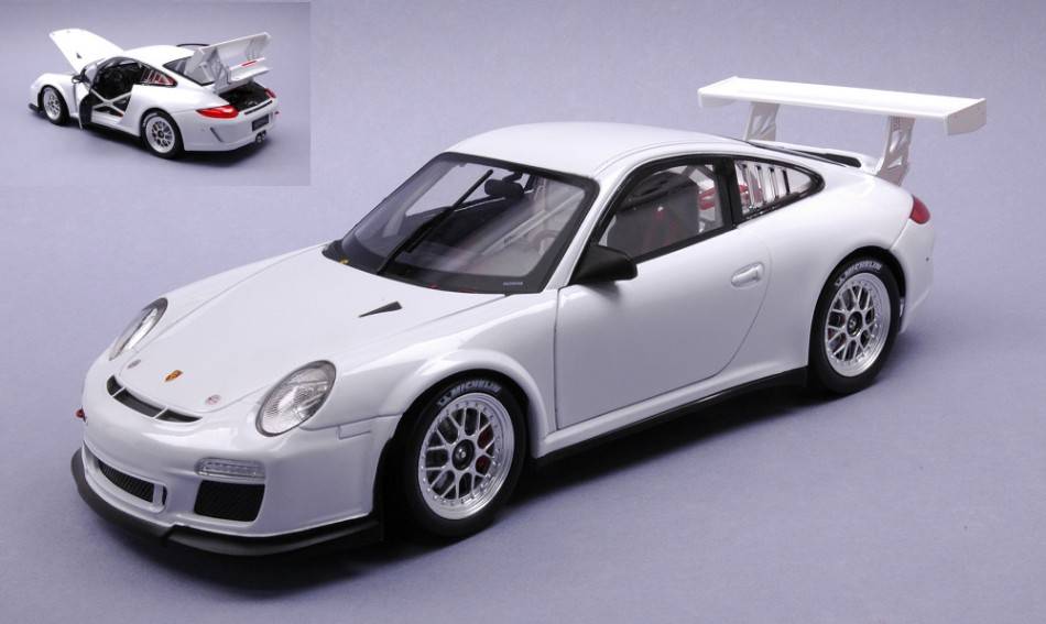 SCALE MODEL COMPATIBLE WITH PORSCHE 911 GT3 CUP STREET VERSION WHITE 1:18 WELLY WE18033W