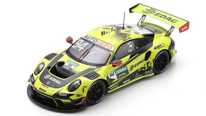 SCALE MODEL COMPATIBLE WITH PORSCHE 911 GT3 R N.94 DTM 2022 DENNIS OLSEN 1:43 SPARK MODEL SG876
