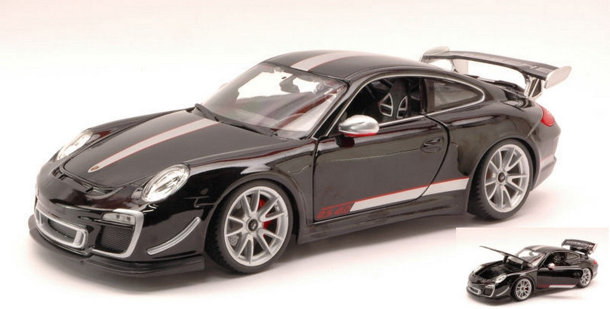 MODELLINO IN SCALA COMPATIBILE CON PORSCHE 911 GT3 RS 4.0 2012 BLACK 1:18 BURAGO BU11036BK