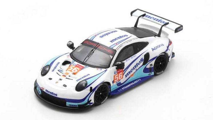 MODELE REDUIT COMPATIBLE AVEC PORSCHE 911 RSR N.56 LM 2020 CAIROLI-PERFETTI-L.TEN VOORDE 1:87 SPARK MODEL 87S160